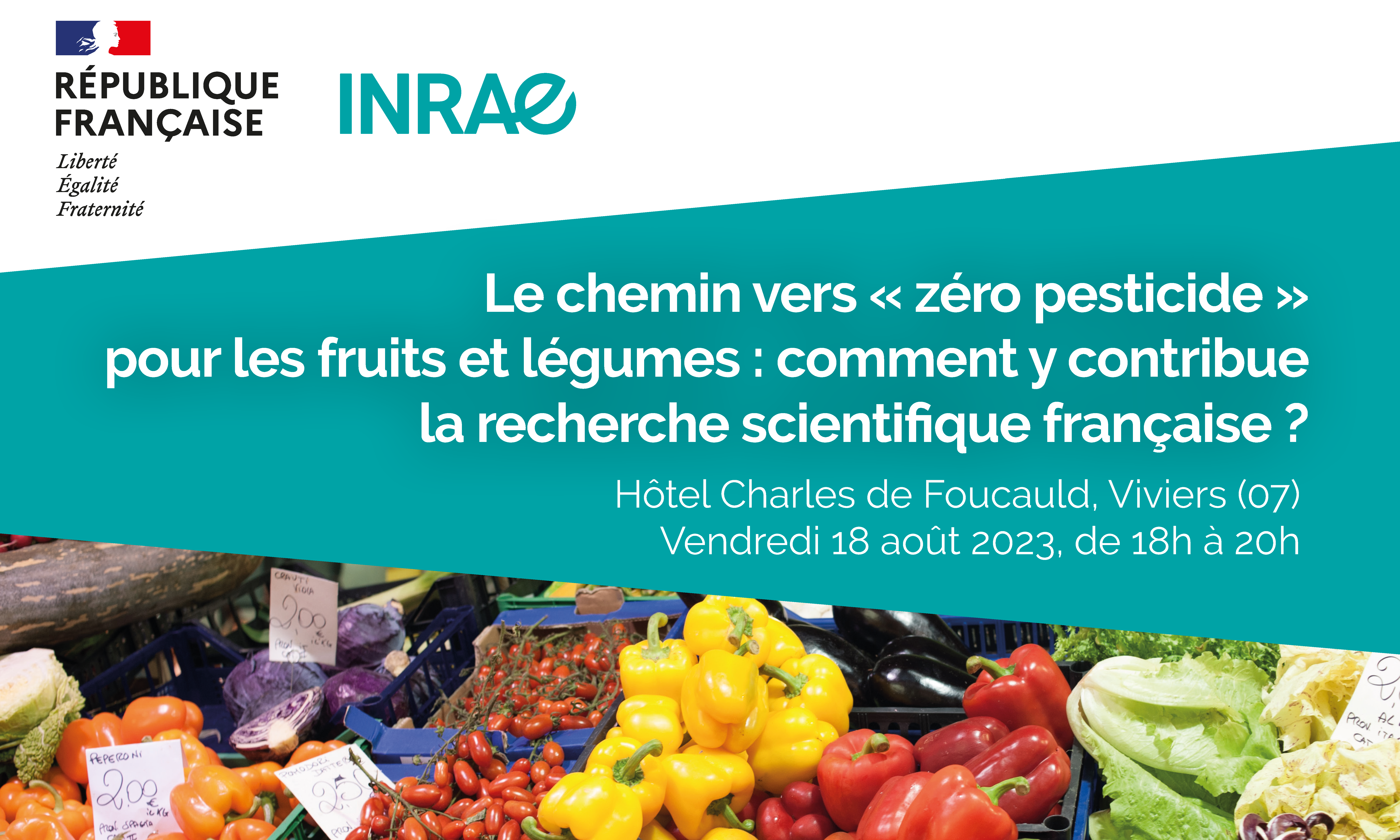 [EVENT] Le chemin vers "zéro pesticides" pour les fruits & légumes : Comment la recherche scientifique française y contribue ?